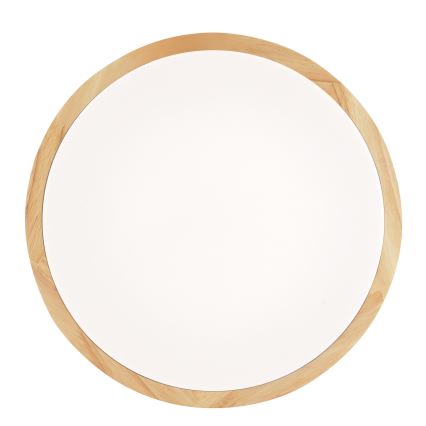 Brilliant - LED vonios kambario lubų šviestuvas MOREEN LED/18W/230V 2700/4000/6500K skers. 34 cm IP44 iš kaučiukmedžio