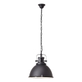 Brilliant - Liustra su grandine JESPER GLAS 1xE27/60W/230V juoda