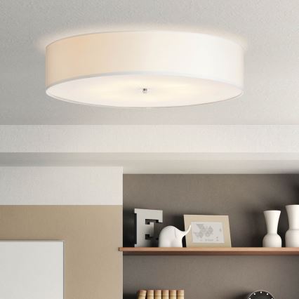 Brilliant - Lubinis šviestuvas ANDRIA 6xE27/46W/230V skersmuo 70 cm kremo spalvos