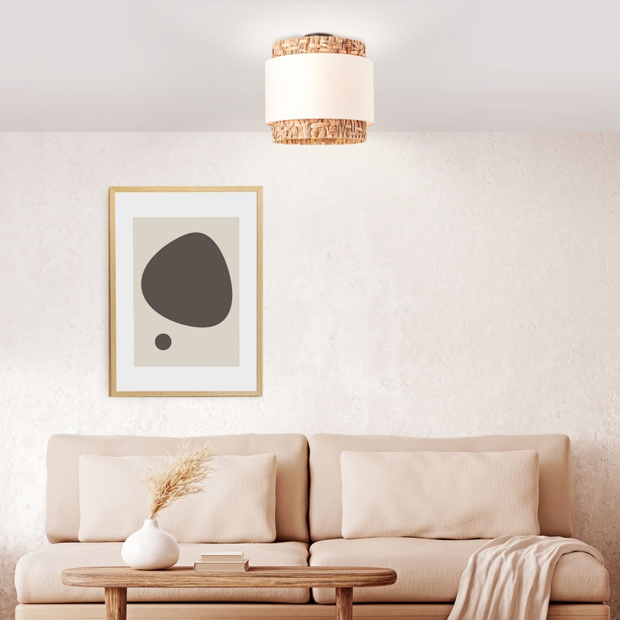 Brilliant - Lubinis šviestuvas WATERLILLY 2xE27/60W/230V diametras 35 cm kreminė