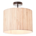 Brilliant - Lubinis šviestuvas WIMEA 1xE27/52W/230V skersmuo 30 cm juoda/smėlio spalvos