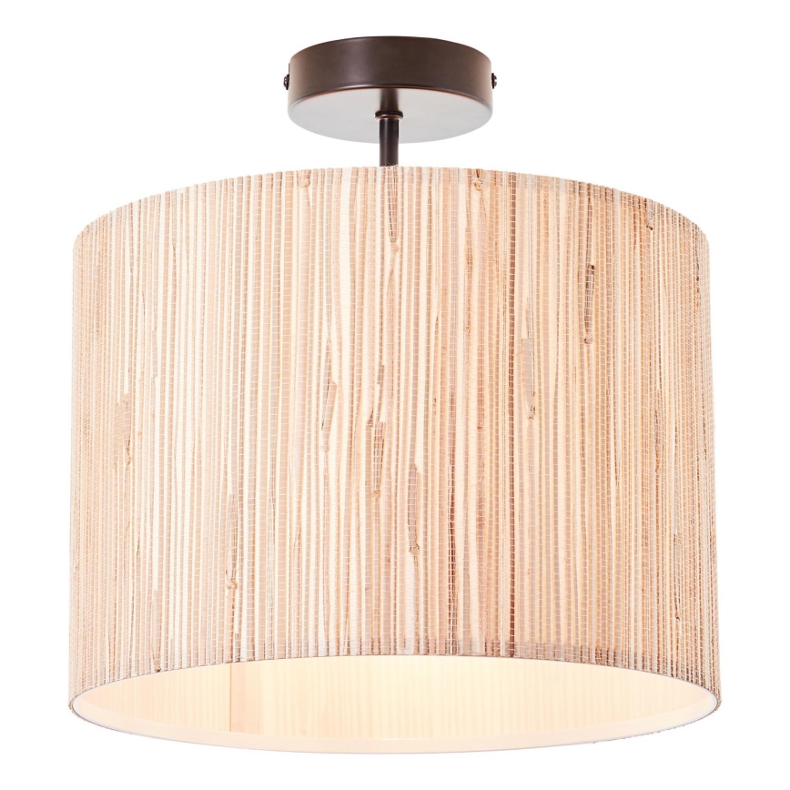 Brilliant - Lubinis šviestuvas WIMEA 1xE27/52W/230V skersmuo 30 cm juoda/smėlio spalvos