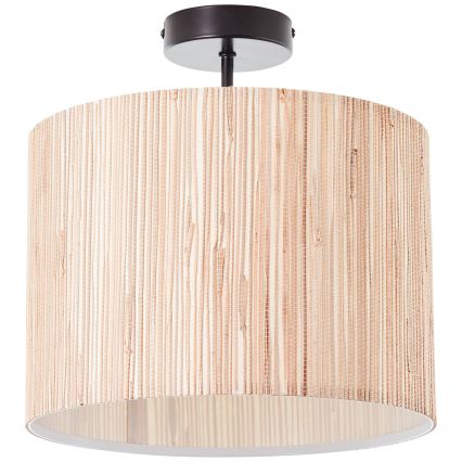 Brilliant - Lubinis šviestuvas WIMEA 1xE27/52W/230V skersmuo 30 cm juoda/smėlio spalvos