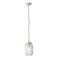 Brilliant - Pakabinama liustra GIADA 1xE27/40W/230V, skersmuo 16 cm, pilka