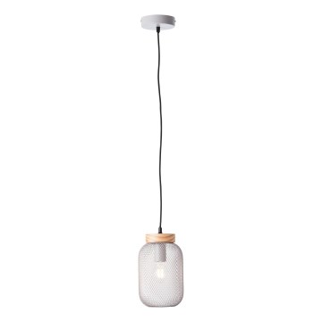 Brilliant - Pakabinama liustra GIADA 1xE27/40W/230V, skersmuo 16 cm, pilka