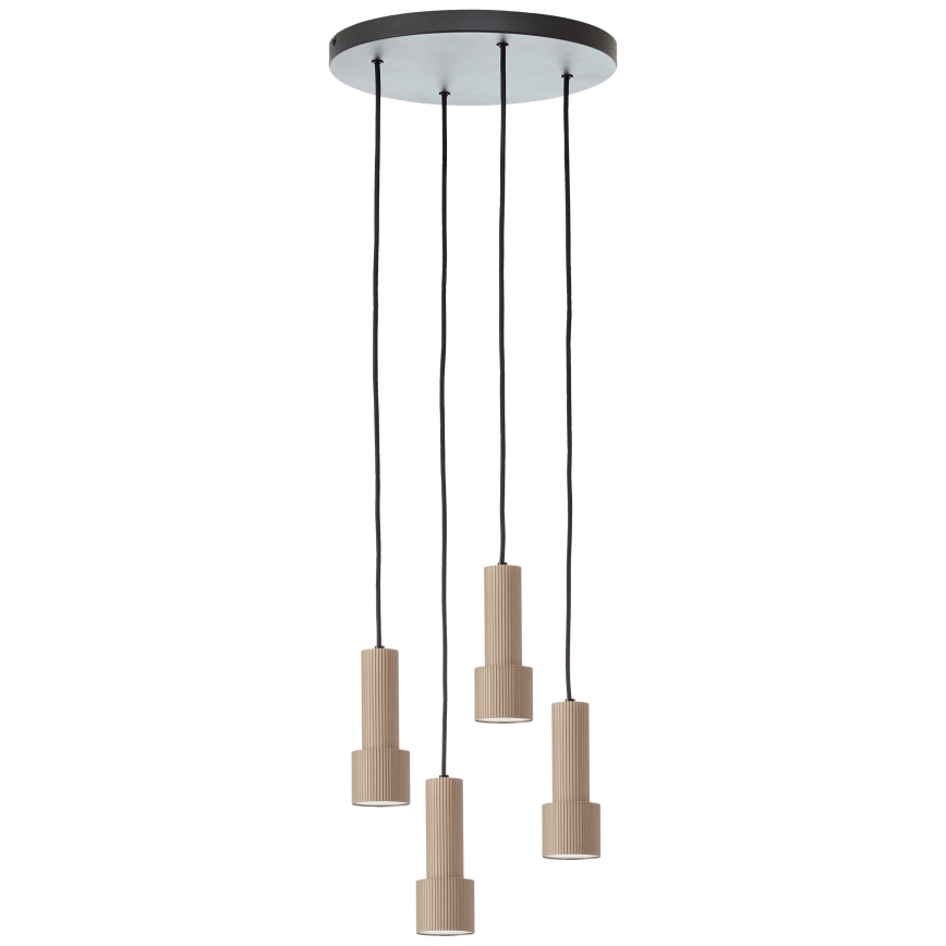 Brilliant - Pakabinamas sietynas CADIZ 4xGU10/10W/230V diametras 35 cm bronza