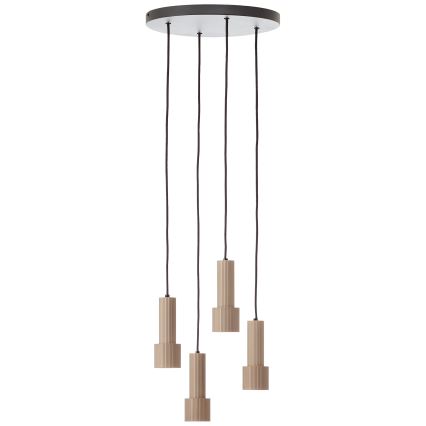 Brilliant - Pakabinamas sietynas CADIZ 4xGU10/10W/230V diametras 35 cm bronza