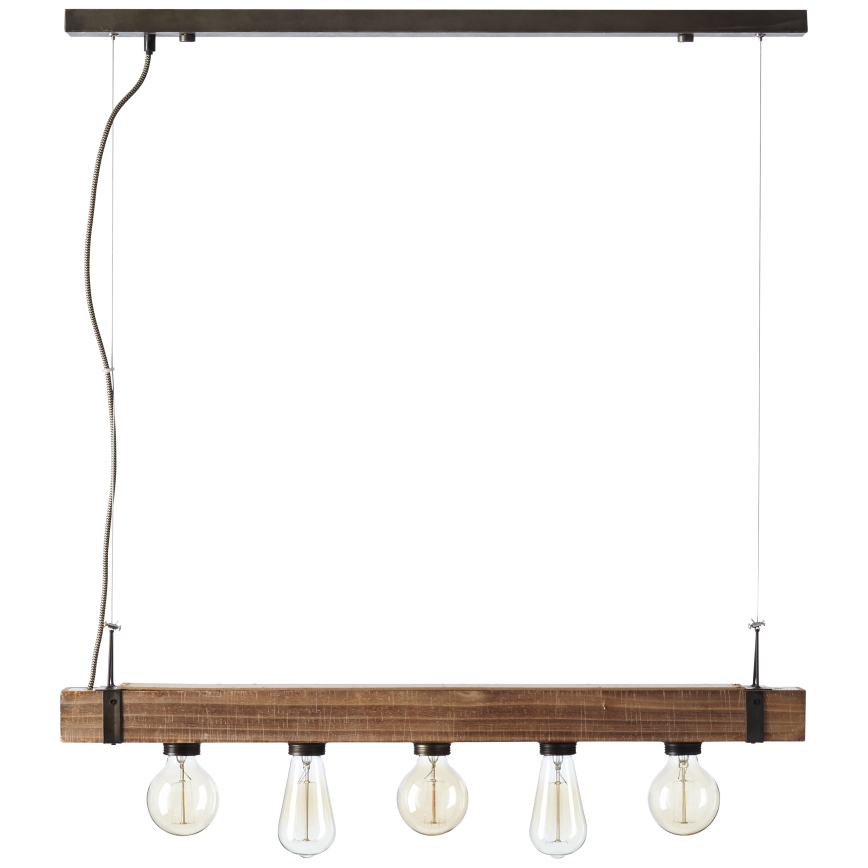 Brilliant - Pakabinamas sietynas WOODHILL 5xE27/30W/230V