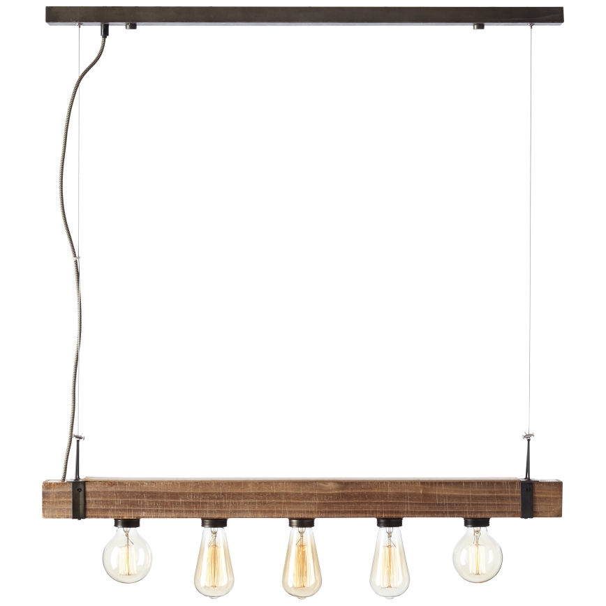Brilliant - Pakabinamas sietynas WOODHILL 5xE27/30W/230V
