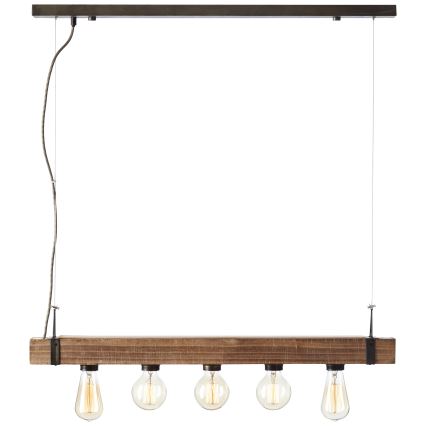 Brilliant - Pakabinamas sietynas WOODHILL 5xE27/30W/230V