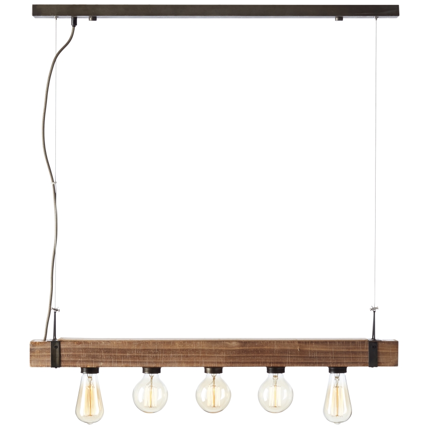 Brilliant - Pakabinamas sietynas WOODHILL 5xE27/30W/230V