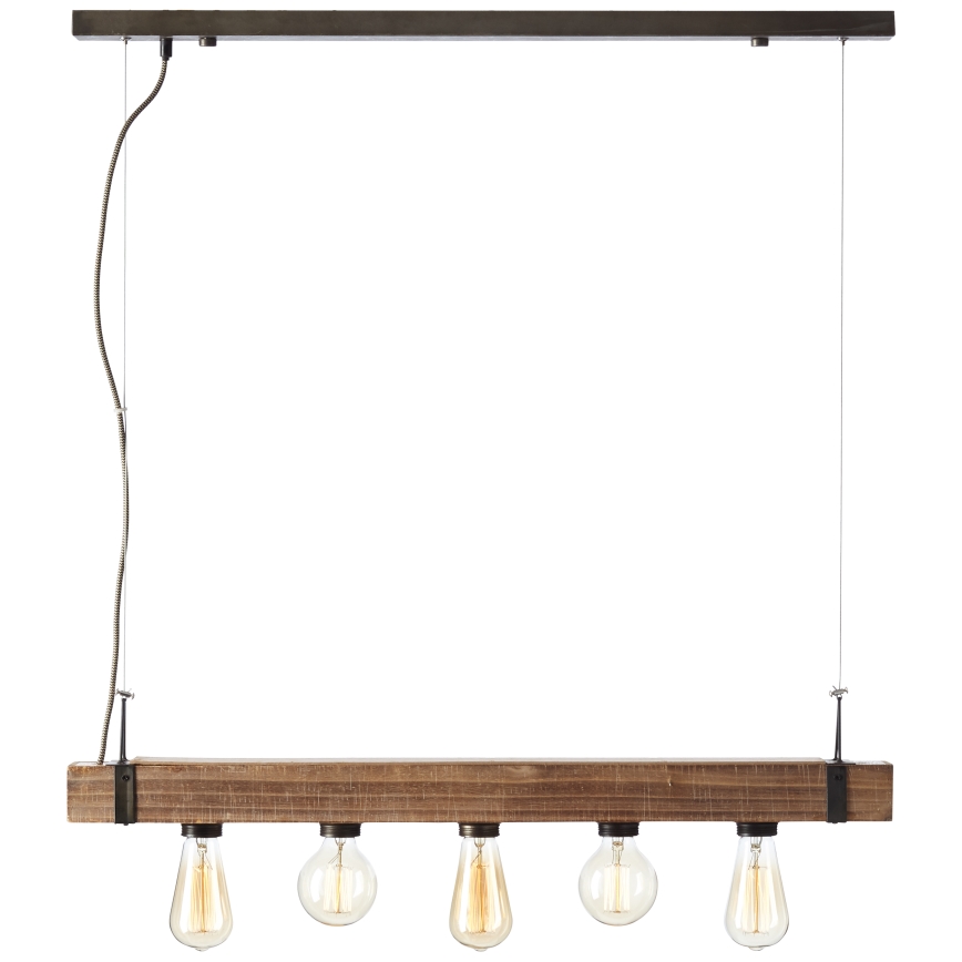 Brilliant - Pakabinamas sietynas WOODHILL 5xE27/30W/230V