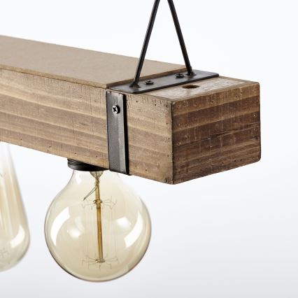 Brilliant - Pakabinamas sietynas WOODHILL 5xE27/30W/230V