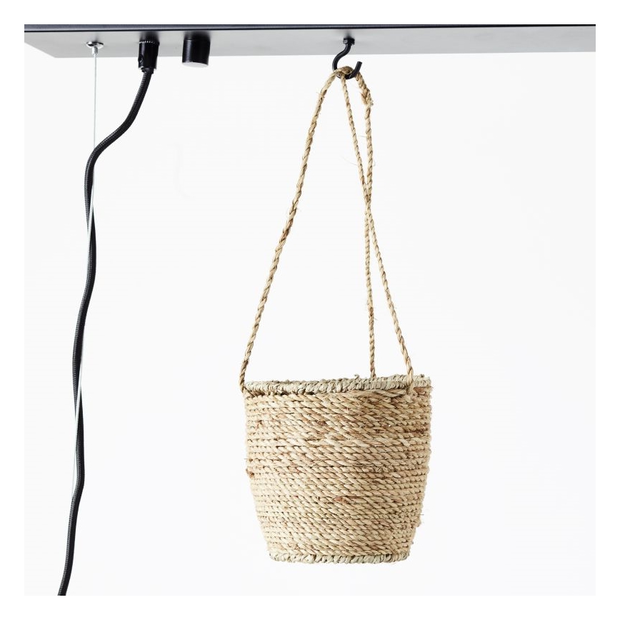 Brilliant - Pakabinamas šviestuvas ant laido BANKWOOD 5xE27/28W/230V topolis