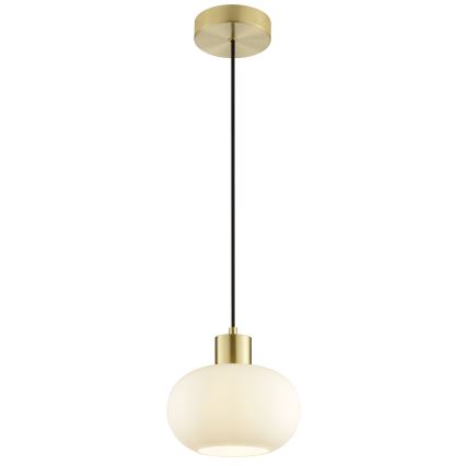 Brilliant - Pakabinamas šviestuvas ant laido FANNY 1xE27/20W/230V skersmuo 22 cm žalvaris