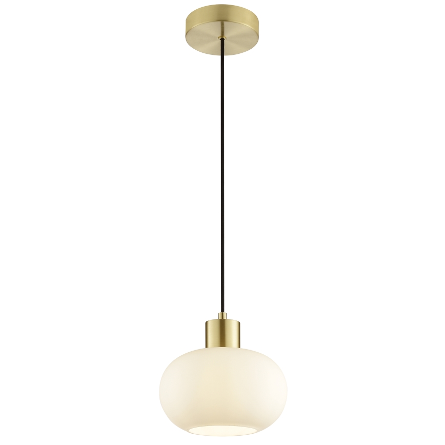 Brilliant - Pakabinamas šviestuvas ant laido FANNY 1xE27/20W/230V skersmuo 22 cm žalvaris