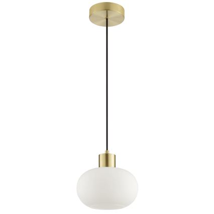 Brilliant - Pakabinamas šviestuvas ant laido FANNY 1xE27/20W/230V skersmuo 22 cm žalvaris