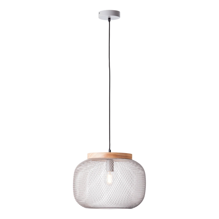 Brilliant - Pakabinamas šviestuvas su laidu GIADA 1xE27/40W/230V Ø 39 cm pilkas