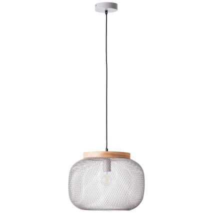 Brilliant - Pakabinamas šviestuvas su laidu GIADA 1xE27/40W/230V Ø 39 cm pilkas