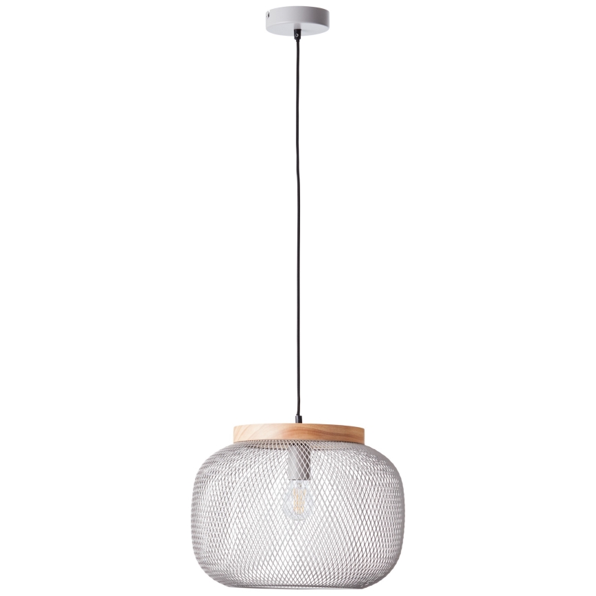 Brilliant - Pakabinamas šviestuvas su laidu GIADA 1xE27/40W/230V Ø 39 cm pilkas