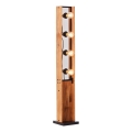 Brilliant - Pastatoma lempa CALANDRA 4xE27/42W/230V pušis