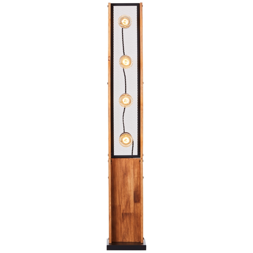 Brilliant - Pastatoma lempa CALANDRA 4xE27/42W/230V pušis