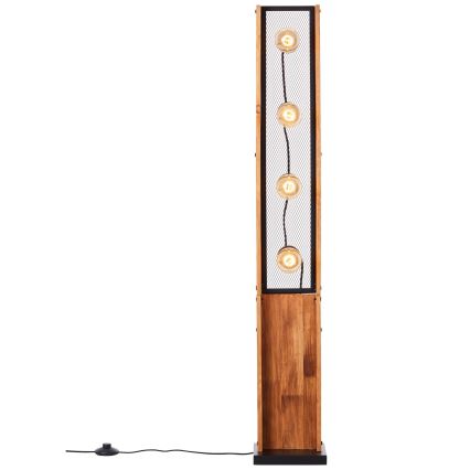 Brilliant - Pastatoma lempa CALANDRA 4xE27/42W/230V pušis