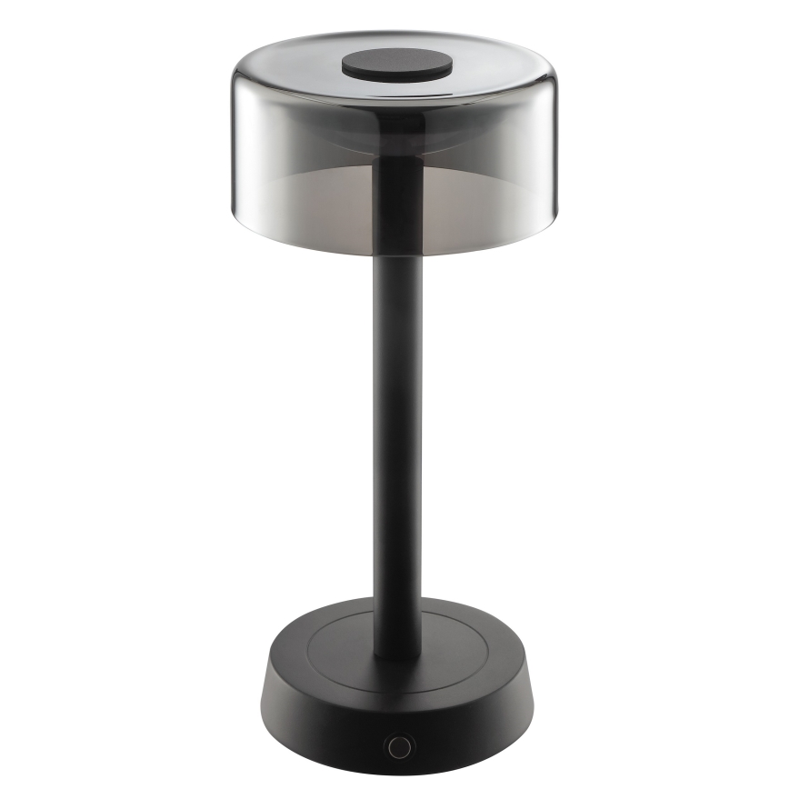 Brilliant - LED reguliuojama įkraunama jutiklinė lauko stalo lempa RAZOR LED/2,5W/5V 2700K 2600 mAh IP44 juoda