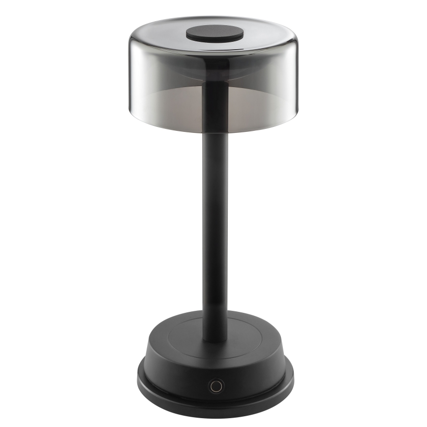 Brilliant - LED reguliuojama įkraunama jutiklinė lauko stalo lempa RAZOR LED/2,5W/5V 2700K 2600 mAh IP44 juoda