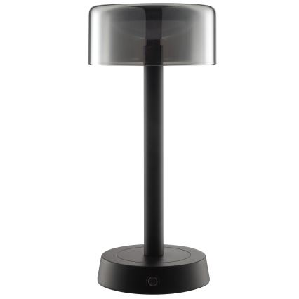 Brilliant - LED reguliuojama įkraunama jutiklinė lauko stalo lempa RAZOR LED/2,5W/5V 2700K 2600 mAh IP44 juoda
