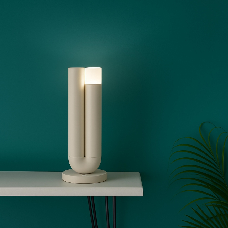 Brilliant - LED reguliuojamo ryškumo įkraunama jutiklinė lauko stalinė lempa SAYU LED/2,5W/5V 2700K 2600 mAh IP44 pilka