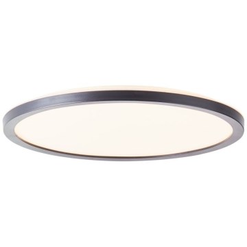 Brilliant - reguliuojamas LED lubinis šviestuvas SORELL LED/18W/230V 3000-6500K, Ø 29 cm, juodas + nuotolinis valdymas
