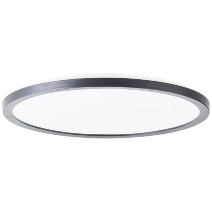Brilliant - reguliuojamas LED lubinis šviestuvas SORELL LED/18W/230V 3000-6500K, Ø 29 cm, juodas + nuotolinis valdymas
