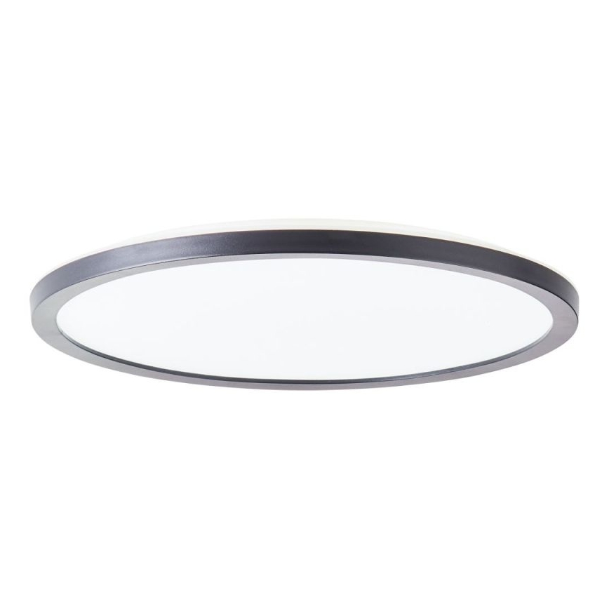 Brilliant - reguliuojamas LED lubinis šviestuvas SORELL LED/18W/230V 3000-6500K, Ø 29 cm, juodas + nuotolinis valdymas