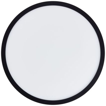 Brilliant - Dimeriuojamas LED lubų šviestuvas SORELL LED/24W/230V 3000-6500K Ø 42 cm juodas + su nuotoliniu pultu