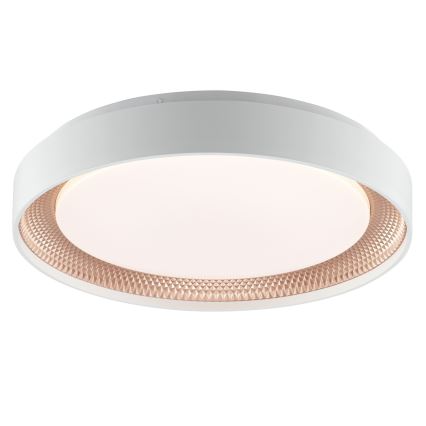 Brilliant - dimeriuojamas LED lubinis šviestuvas WALDO LED/24W/230V 3000-6500K skersmuo 38,5 cm balta/rožinio aukso + nuotolinis valdymas