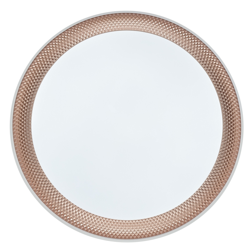 Brilliant - dimeriuojamas LED lubinis šviestuvas WALDO LED/24W/230V 3000-6500K skersmuo 38,5 cm balta/rožinio aukso + nuotolinis valdymas