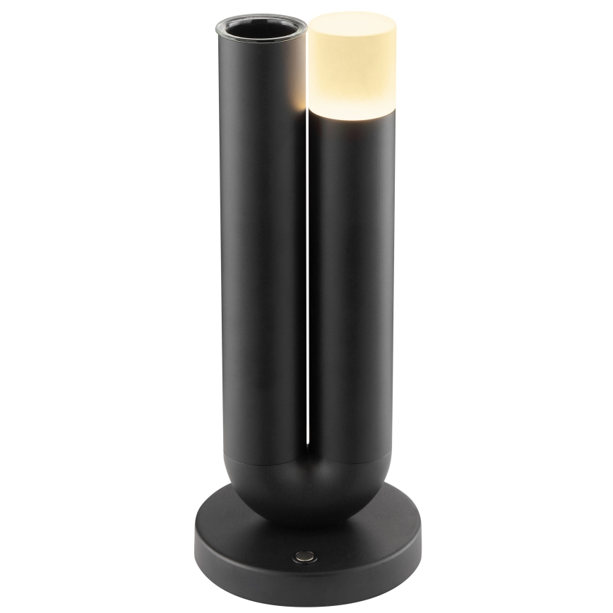 Brilliant - LED reguliuojama įkraunama jutiklinė lauko stalinė lempa SAYU LED/2,5W/5V 2700K 2600 mAh IP44 juoda