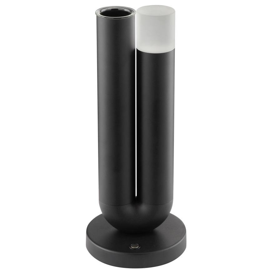 Brilliant - LED reguliuojama įkraunama jutiklinė lauko stalinė lempa SAYU LED/2,5W/5V 2700K 2600 mAh IP44 juoda