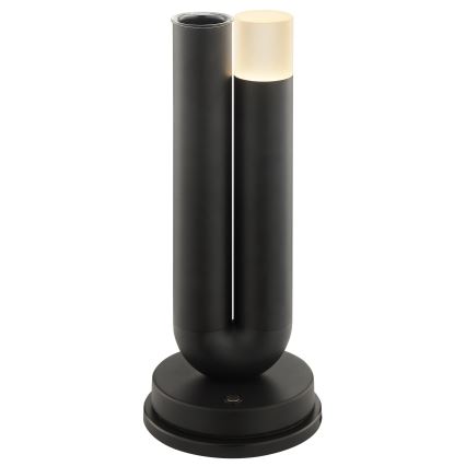 Brilliant - LED reguliuojama įkraunama jutiklinė lauko stalinė lempa SAYU LED/2,5W/5V 2700K 2600 mAh IP44 juoda