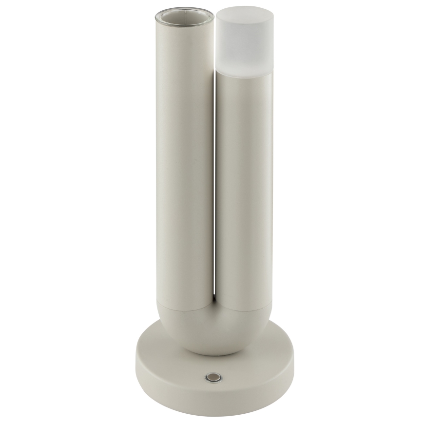 Brilliant - LED Dimeriuojama įkraunama jutiklinė lauko stalinė lempa SAYU LED/2,5W/5V 2700K 2600 mAh IP44 pilka