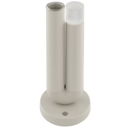 Brilliant - LED Dimeriuojama įkraunama jutiklinė lauko stalinė lempa SAYU LED/2,5W/5V 2700K 2600 mAh IP44 pilka