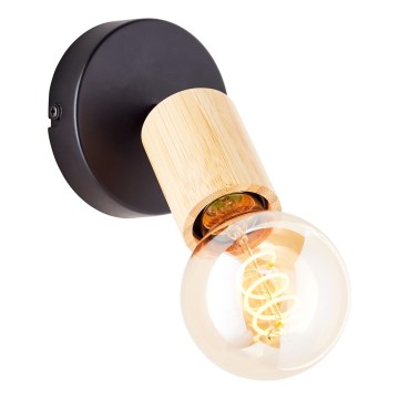 Brilliant - Sieninis taškinis šviestuvas 1xE27/28W/230V bambukas