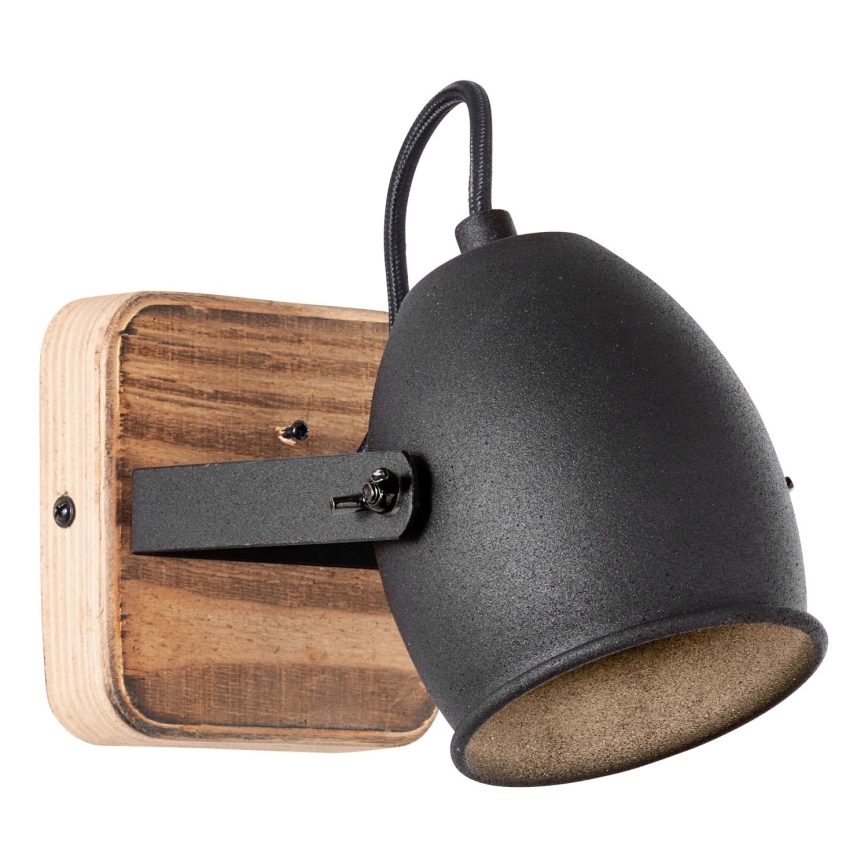 Brilliant - Sieninis taškinis šviestuvas CROWTON 1xGU10/6W/230V pušis