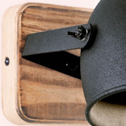 Brilliant - Sieninis taškinis šviestuvas CROWTON 1xGU10/6W/230V pušis