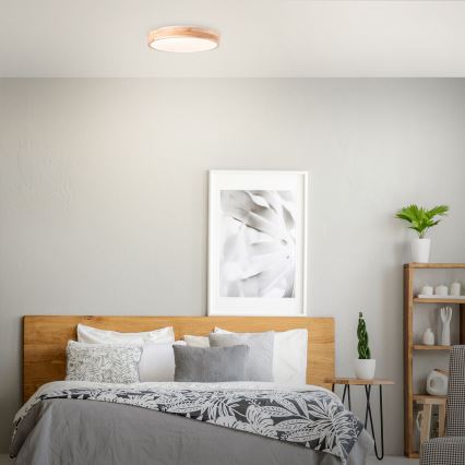Brilliant - SLIMLINE LED lubinis šviestuvas LED/24W/230V Ø 34,5 cm, iš kaučiukmedžio