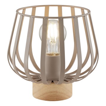 Brilliant - Stalinė lempa NORDIC CAGE 1xE27/20W/230V smėlinė