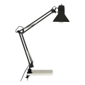Brilliant - Stalinė lempa su spaustuku HOBBY 1xE27/40W/230V juoda