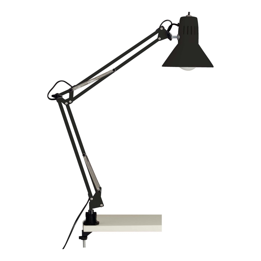Brilliant - Stalinė lempa su spaustuku HOBBY 1xE27/40W/230V juoda
