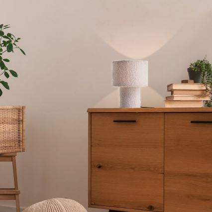 Brilliant - Stalinė lempa TEDDY 1xE27/20W/230V pilka